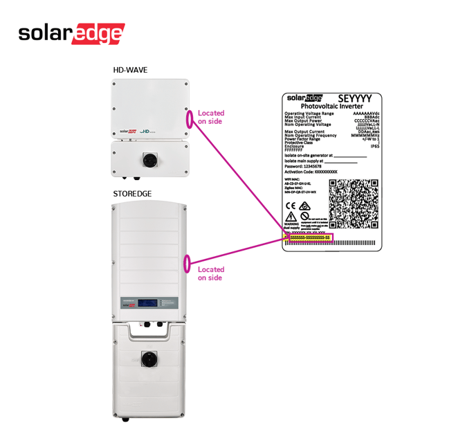 Serial Numbers Solar Edge